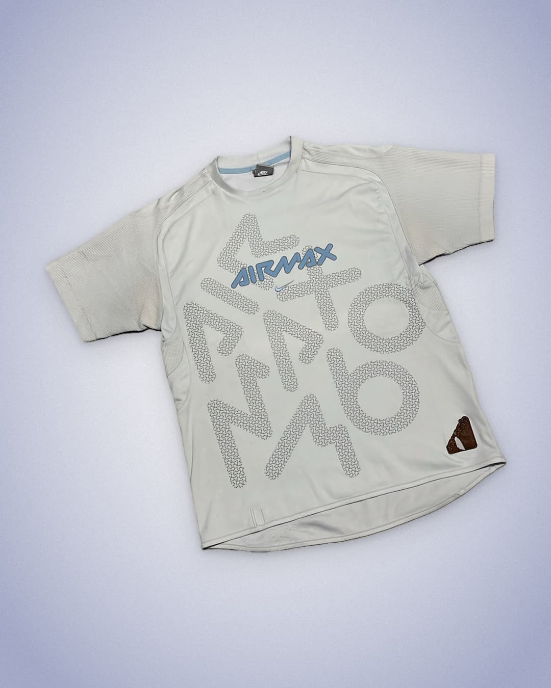 Nike Airmax 360 T-Shirt White/Light-Blue — 2
