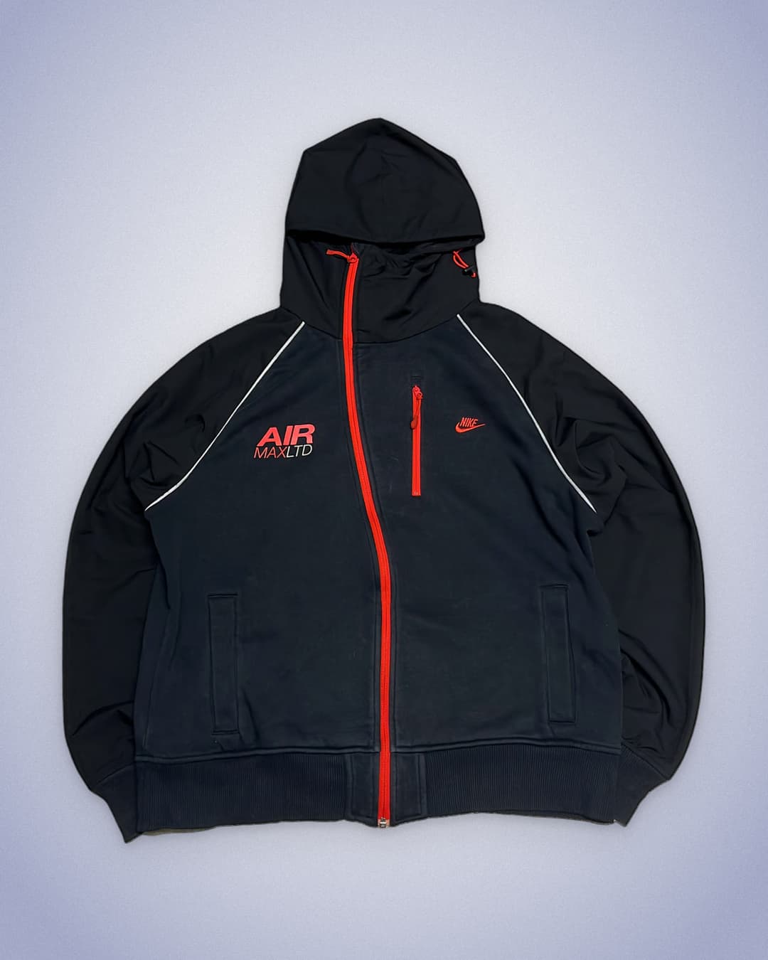 Nike Airmax LTD Zip-Up Black/Red — 1