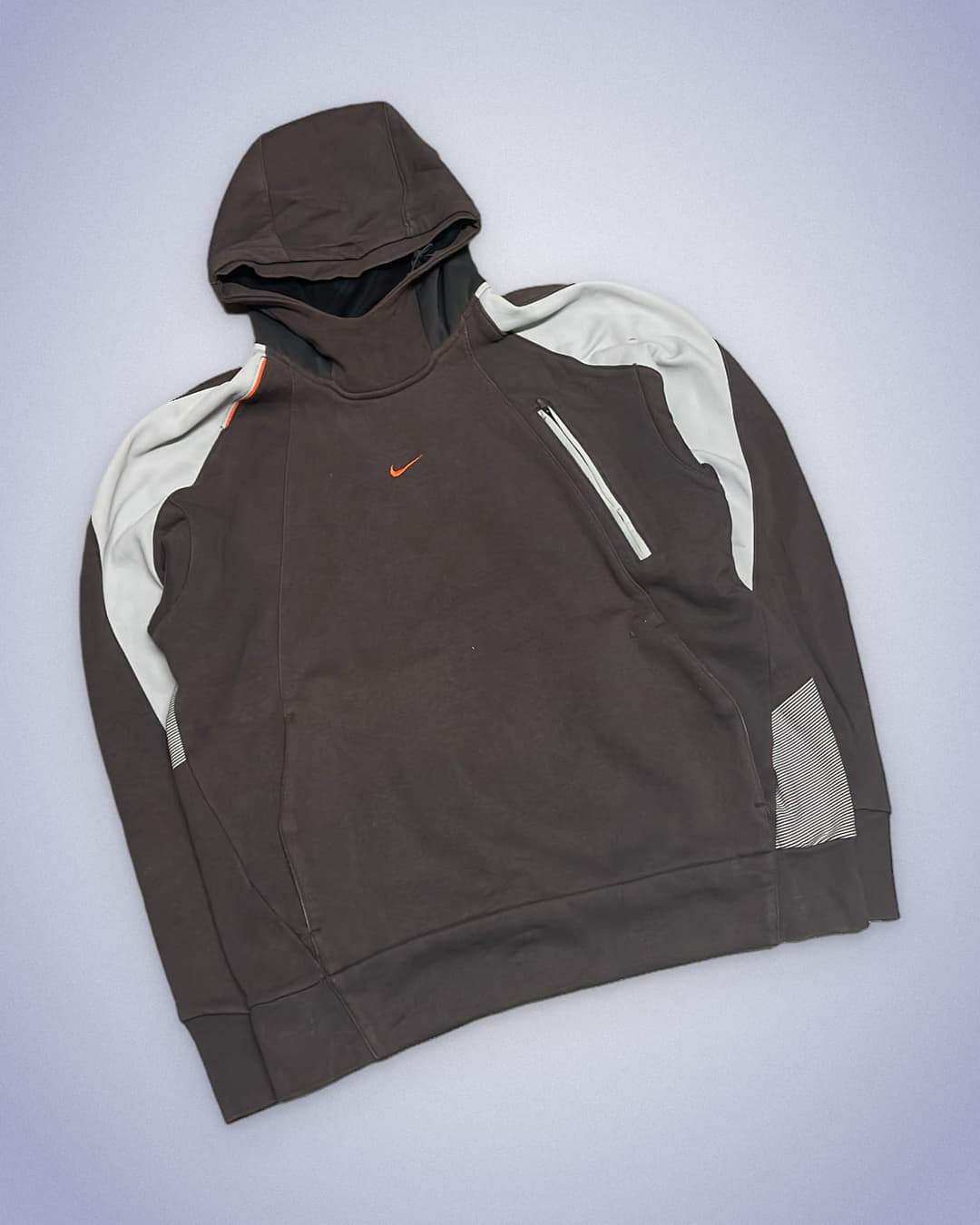 Nike Shox Hoodie Brown/Grey — 1