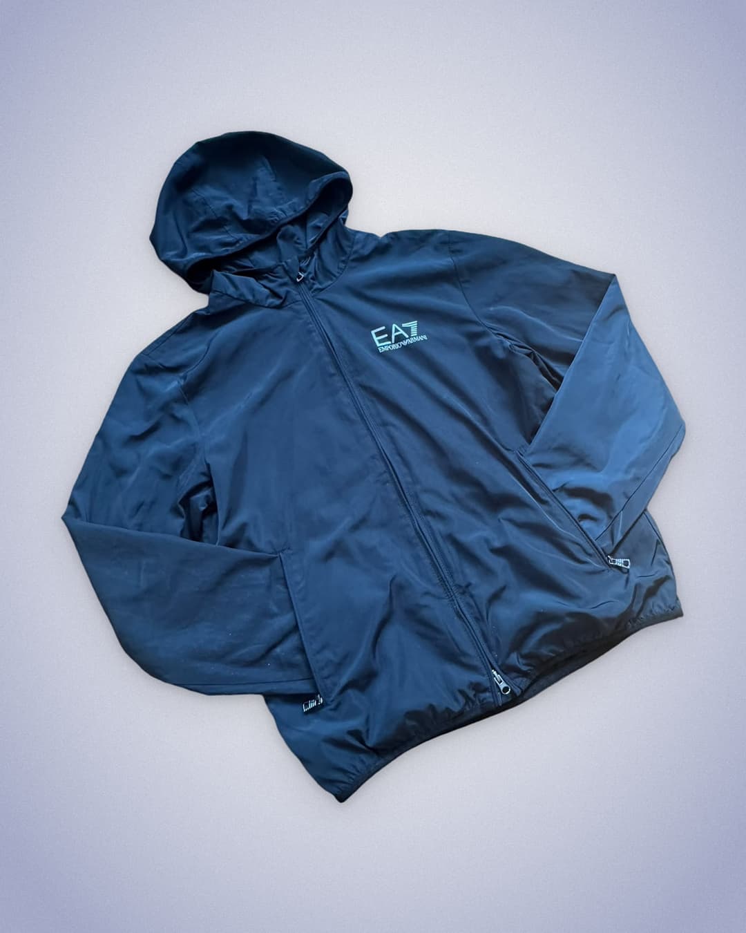 Armani Basic Windbreaker Navy — 1