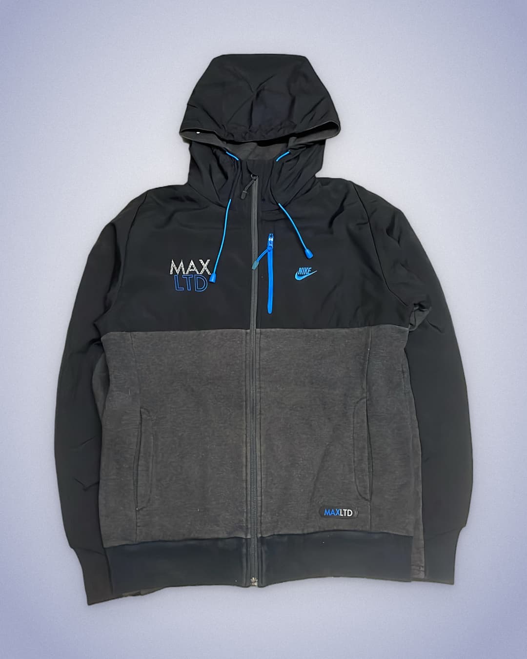 Nike Airmax LTD Zip-Up Black/Blue — 1