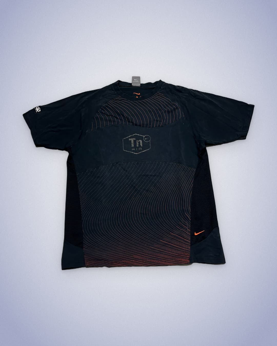Nike Tn T-Shirt Black/Orange — 1