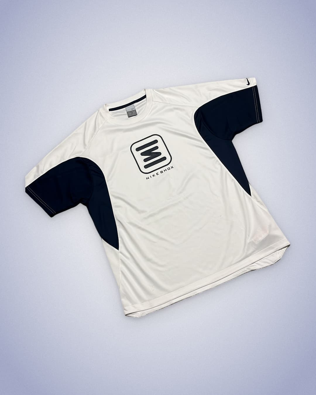 Nike Shox T-Shirt White/Navy — 2