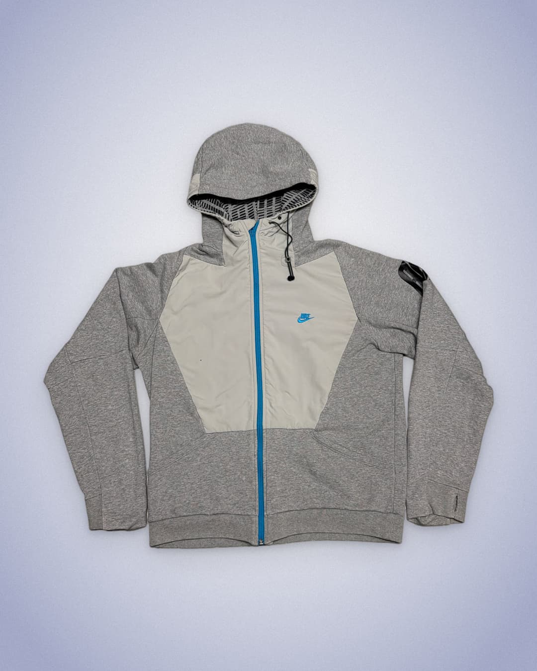 Nike Air Zip-Up Grey/Blue — 1