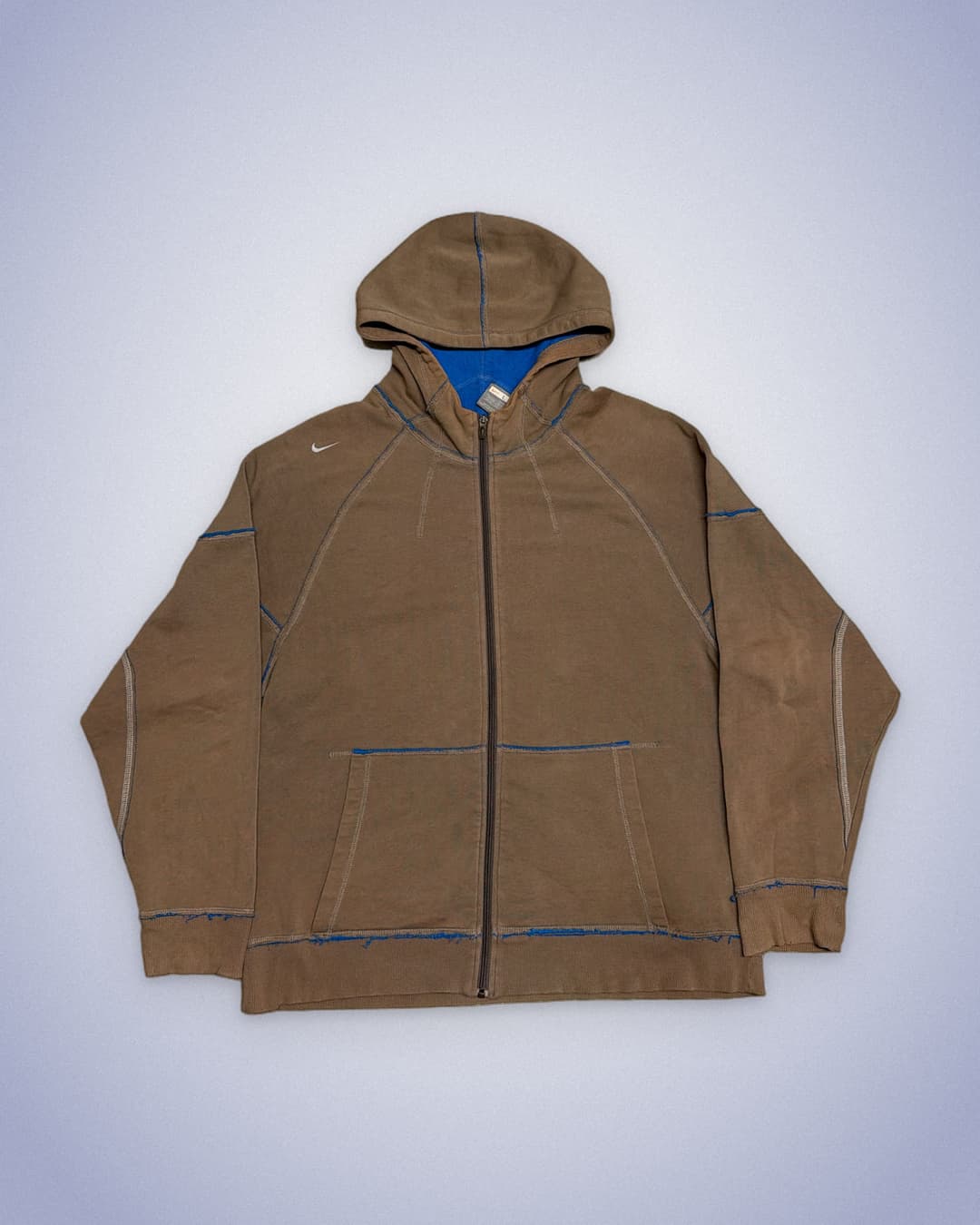 Nike Mp3 Zip-Up Brown/Blue — 1
