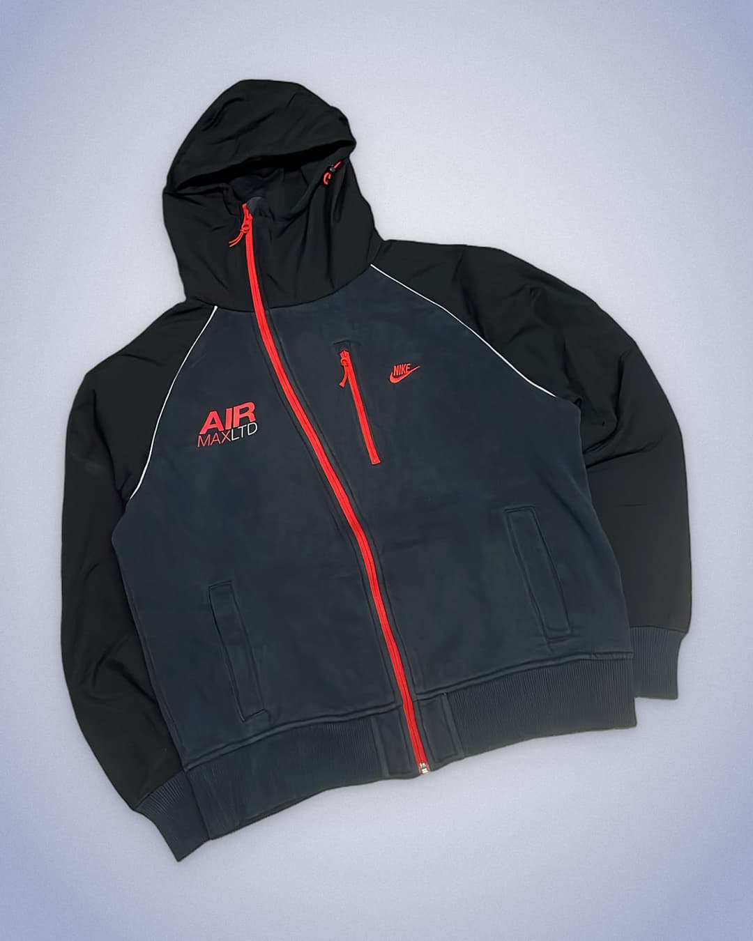 Nike Airmax LTD Zip-Up Black/Red — 2