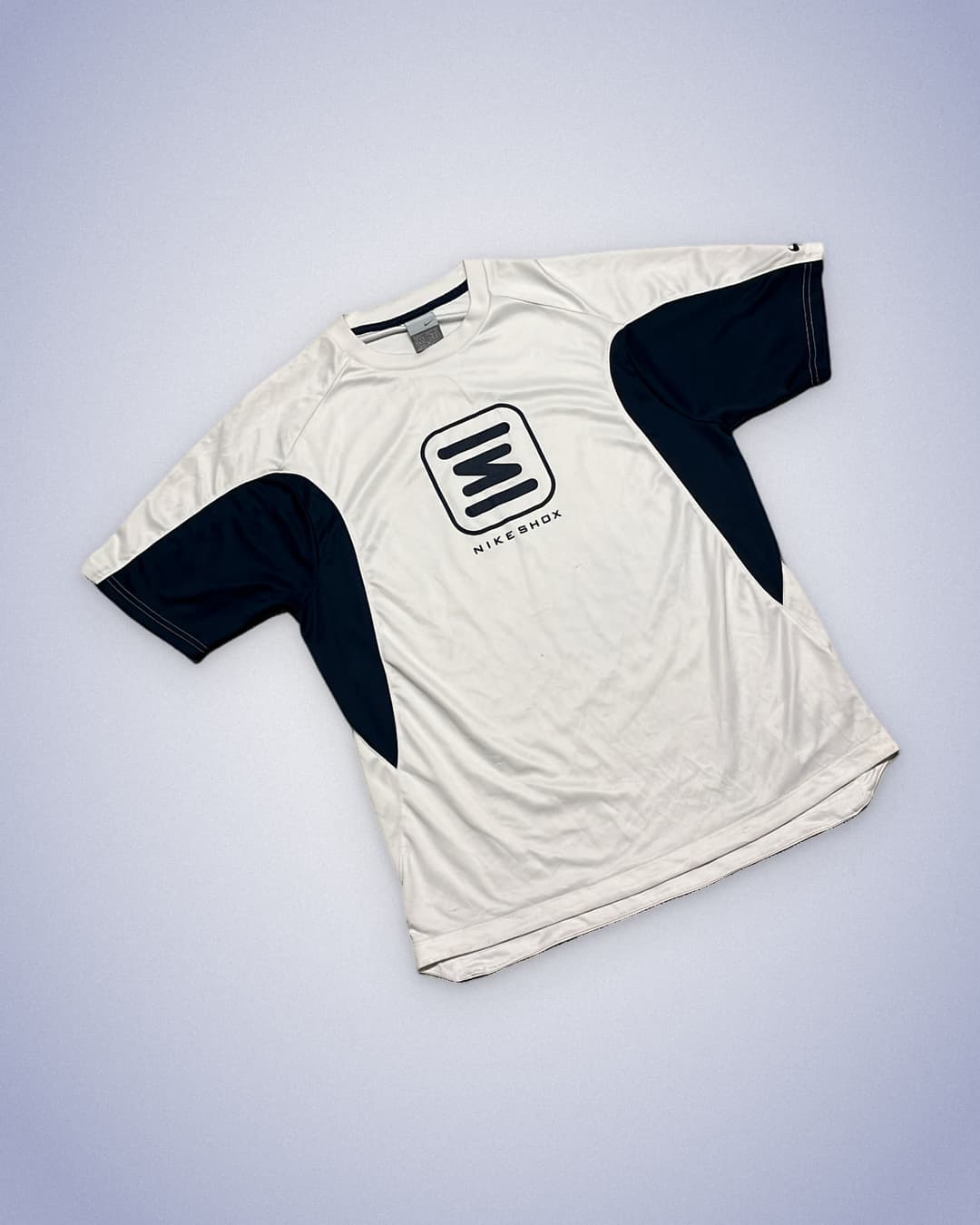 Nike Shox T-Shirt White/Navy — 2