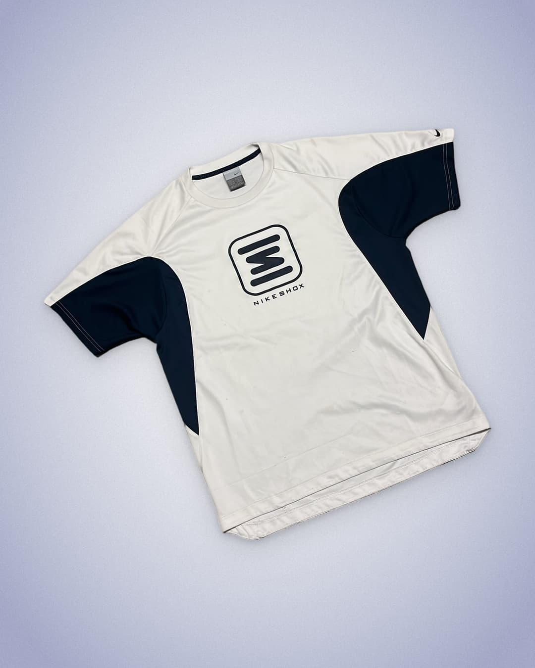 Nike Shox T-Shirt White/Navy — 2
