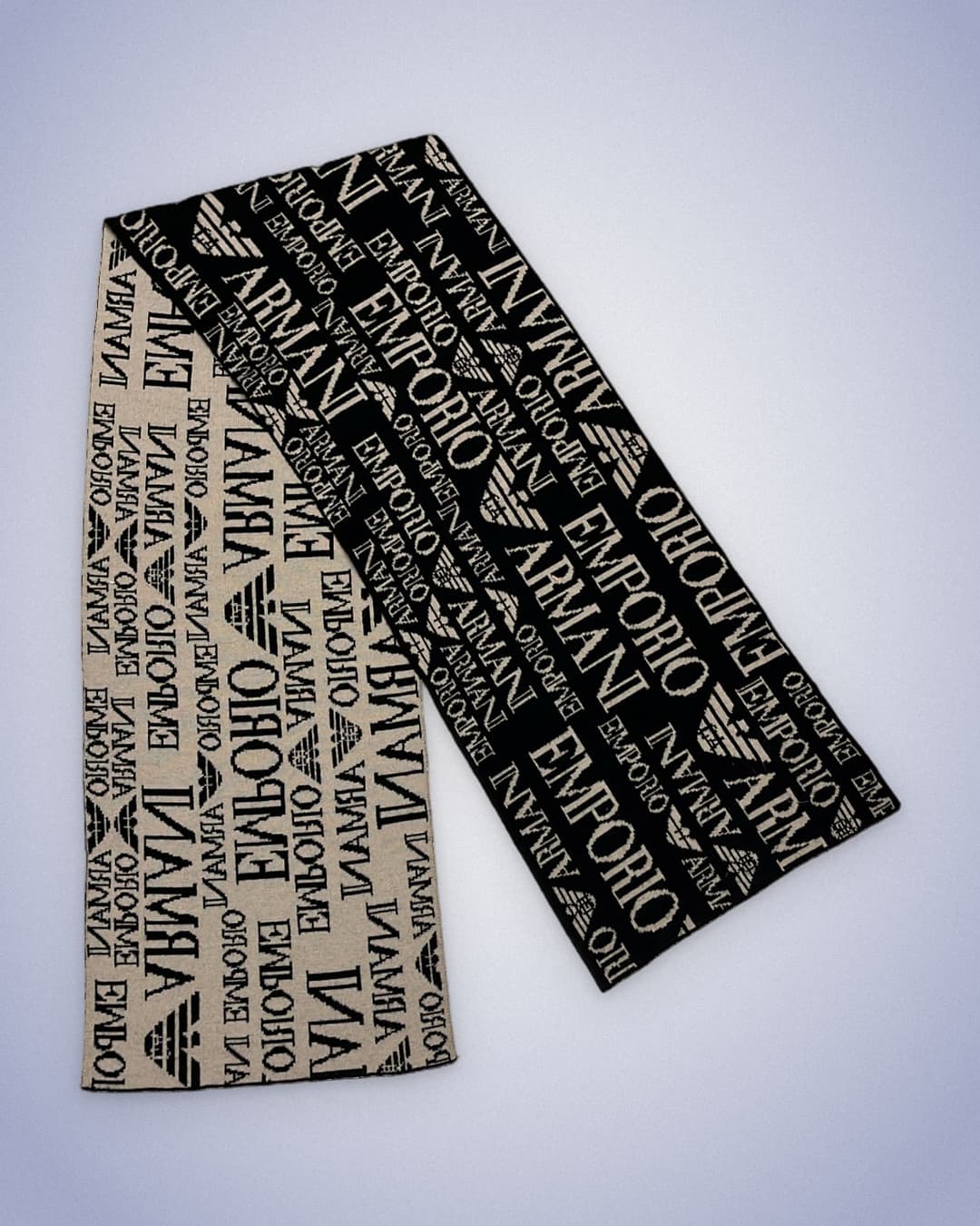 Emporio Armani Scarf Black/White — 1