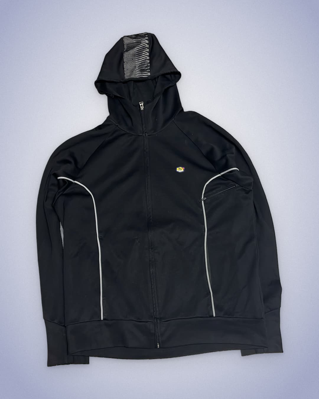 Nike Tn Zip-Up Black/White — 2