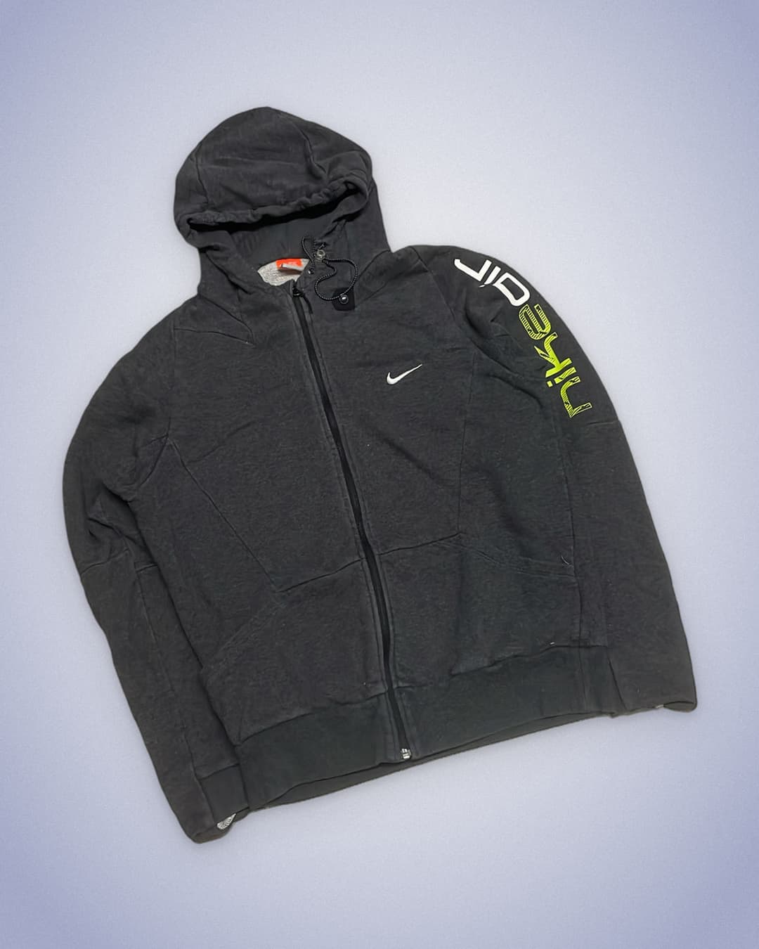 Nike Air Zip-Up Grey/Neon-Green — 2