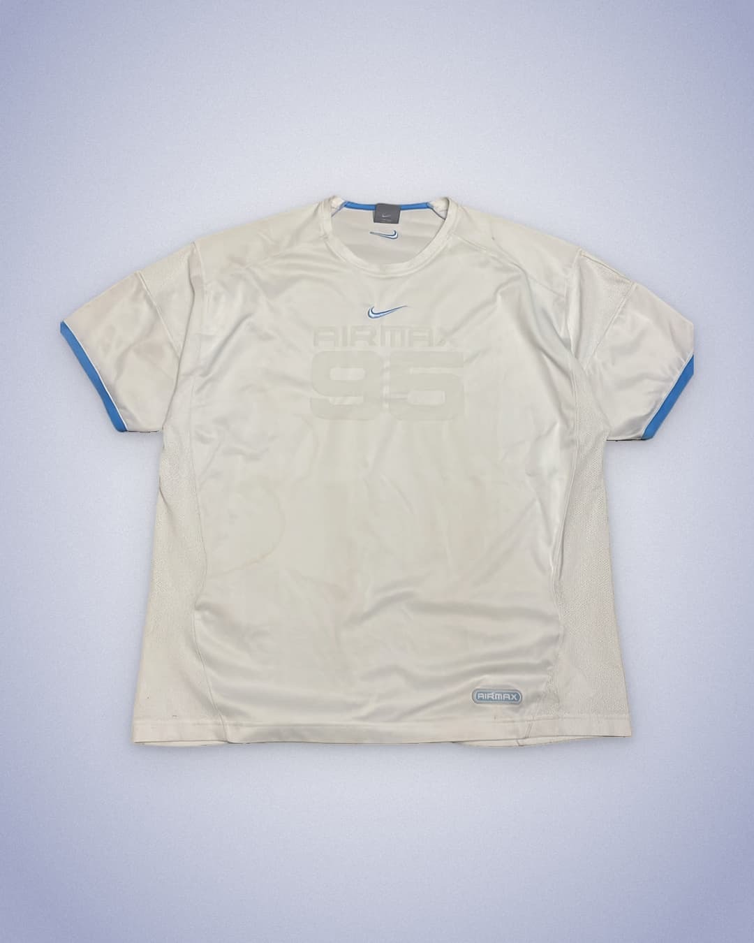 Nike Airmax 95 T-Shirt White/Blue — 1