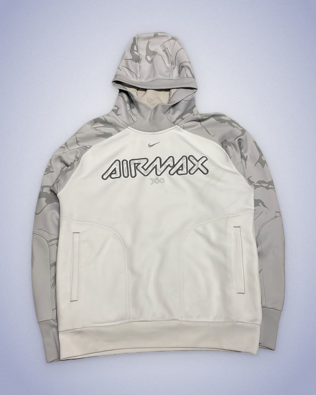 Nike Airmax 360 Hoodie White/Grey — 1