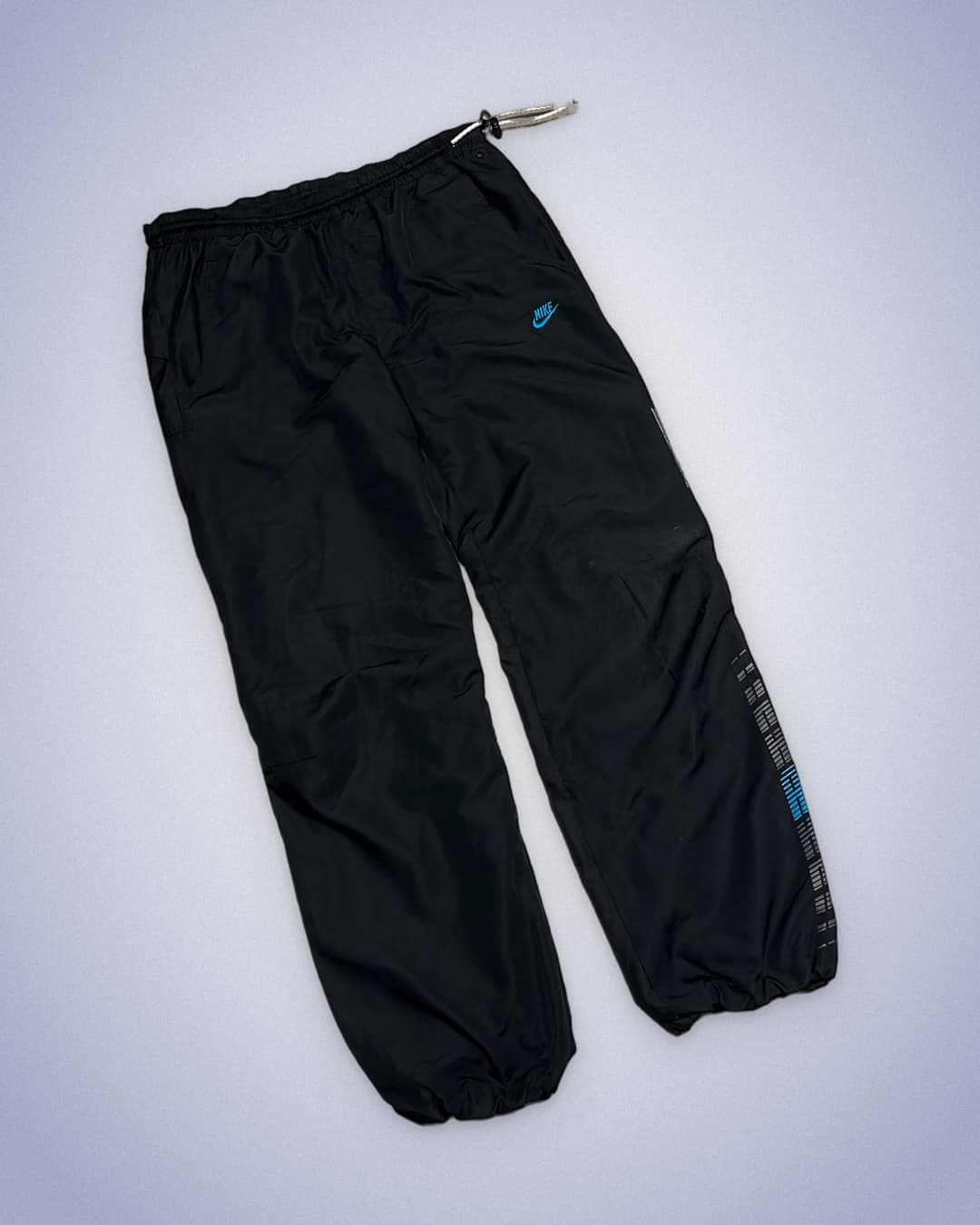 Nike Air Trackpants Black/Blue — 2