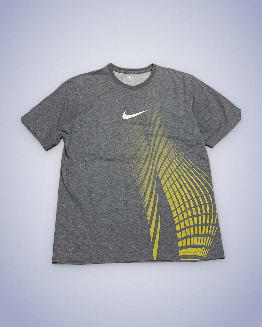 Nike Training t-shirt Grey/Yellow — 2