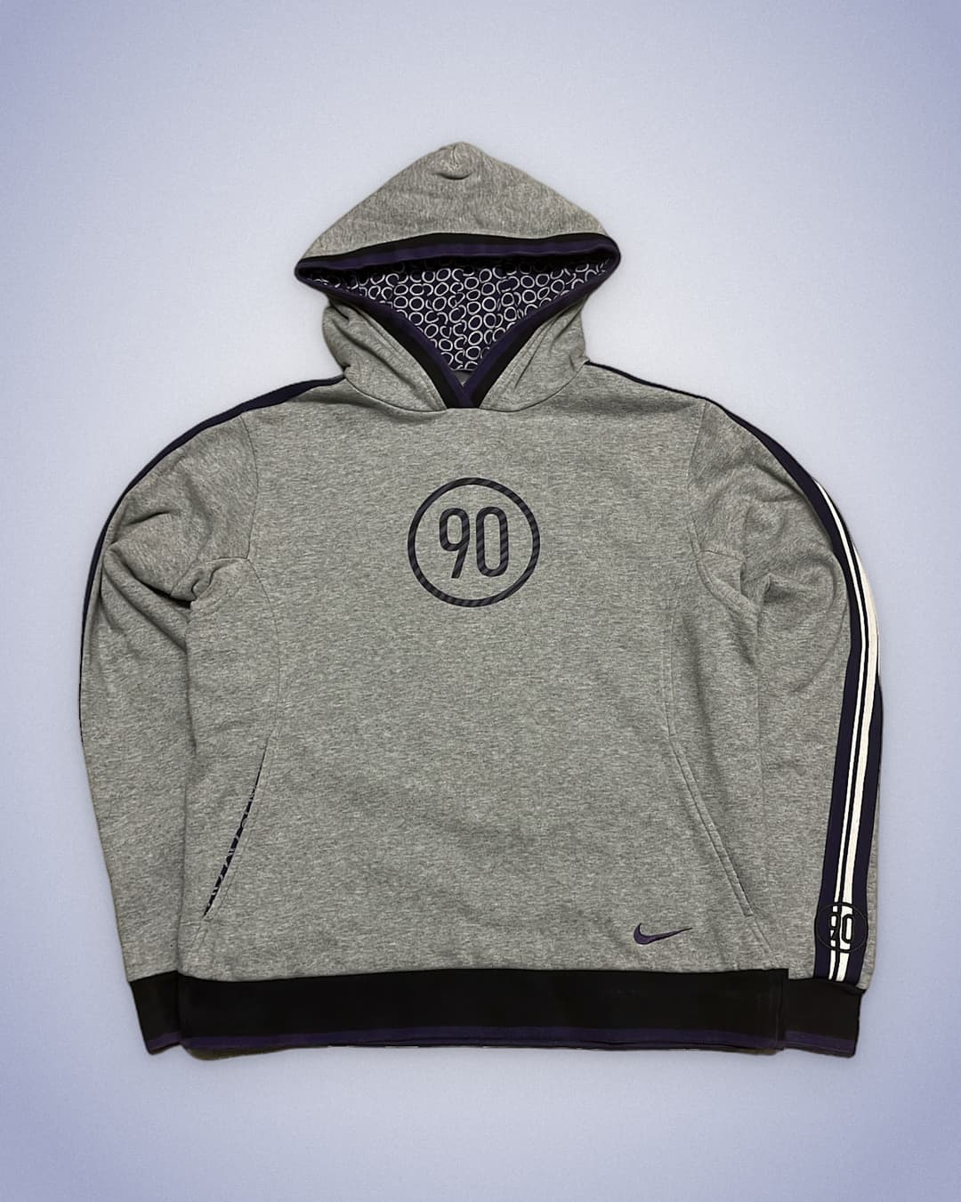 Nike T90 Hoodie Grey — 1