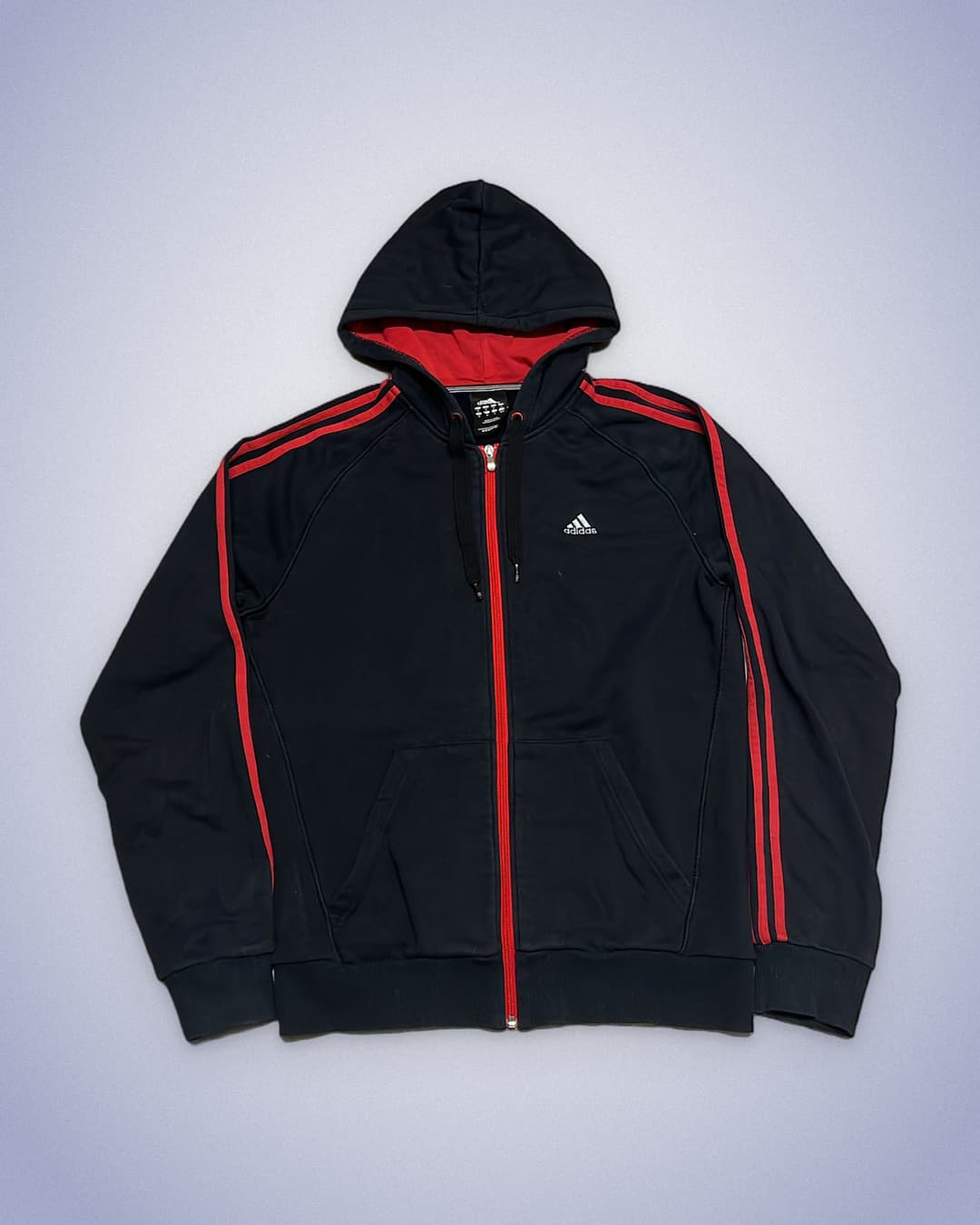Adidas PE Zip-Up Black/Red — 1