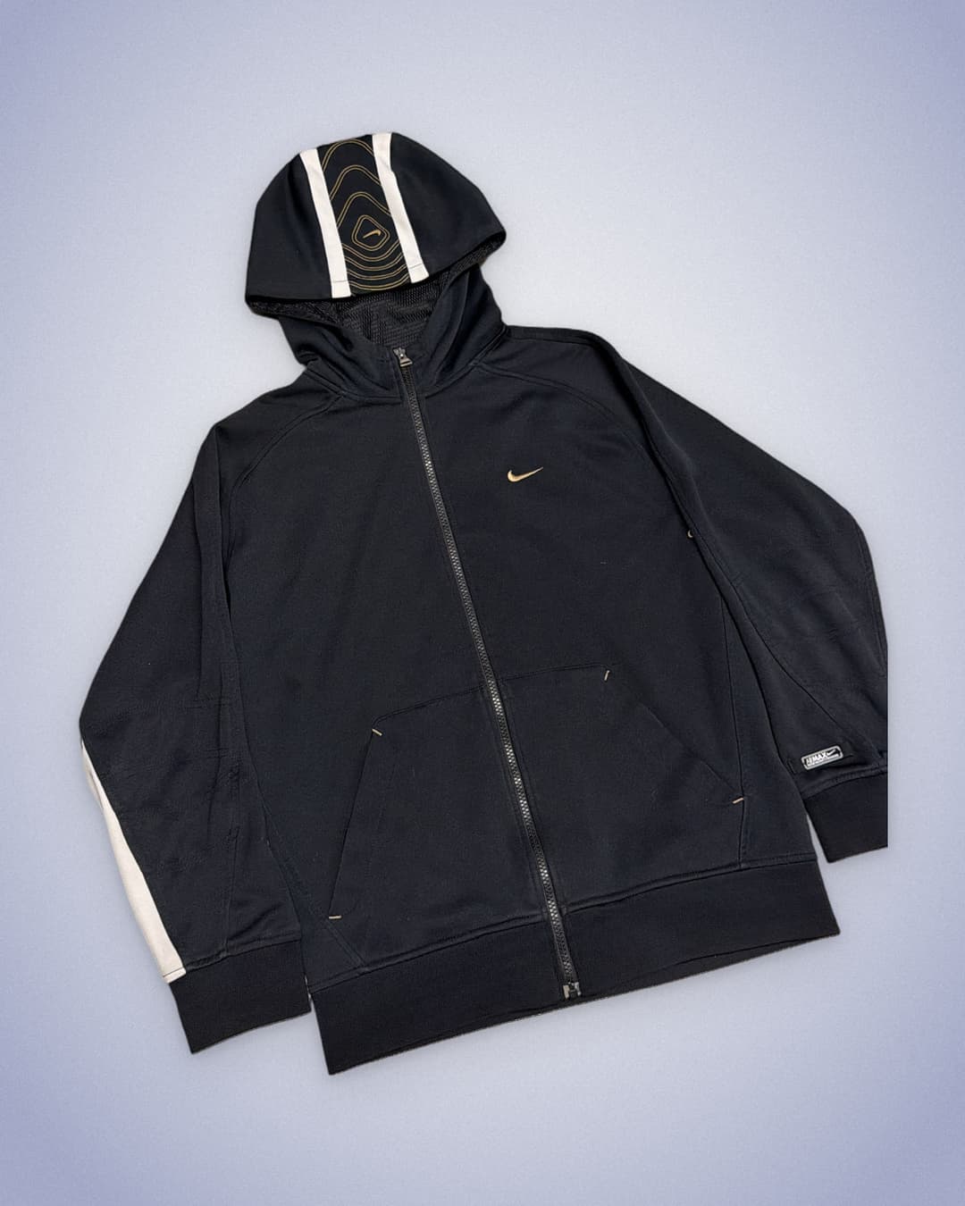 Nike FHS Zip-Up Black/Gold — 2