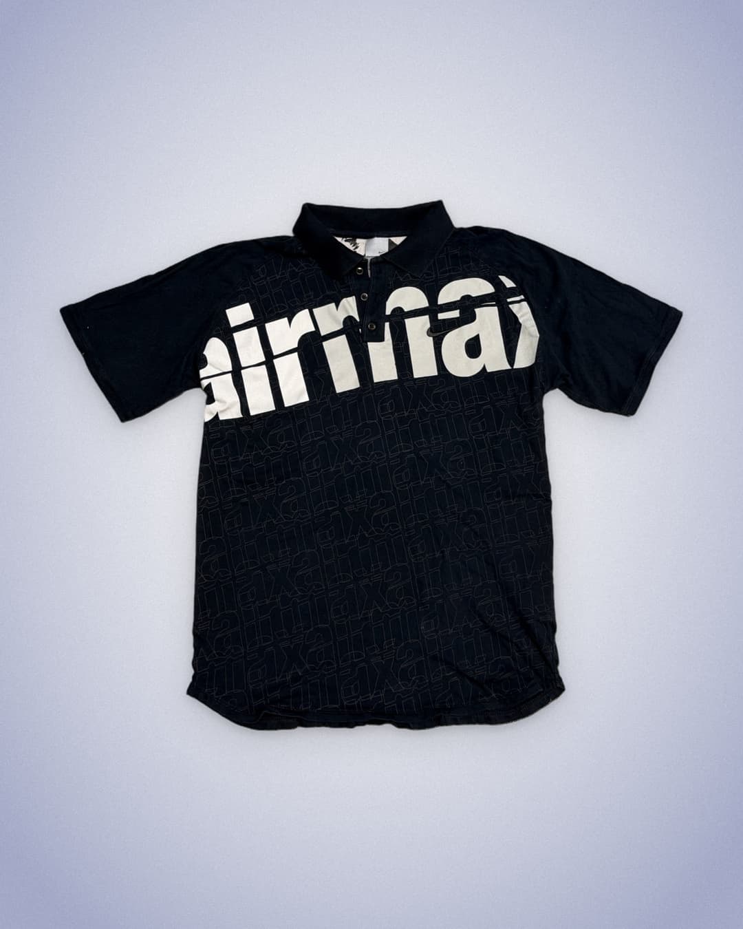 Nike A-M Poloshirt Noir/Blanc — 1