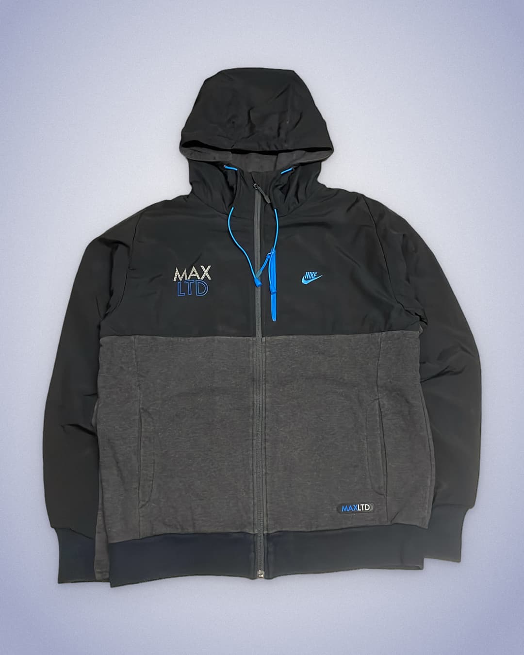 Nike Airmax LTD Zip-Up Black/Blue — 1