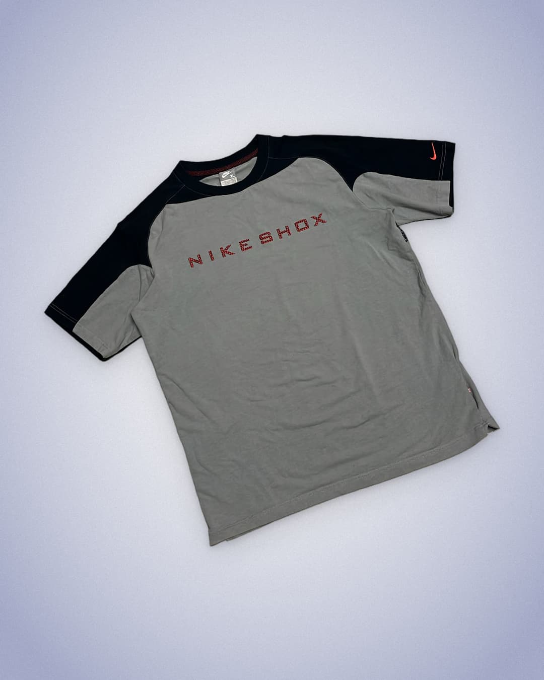 Nike Shox T-Shirt Grey/Res — 2