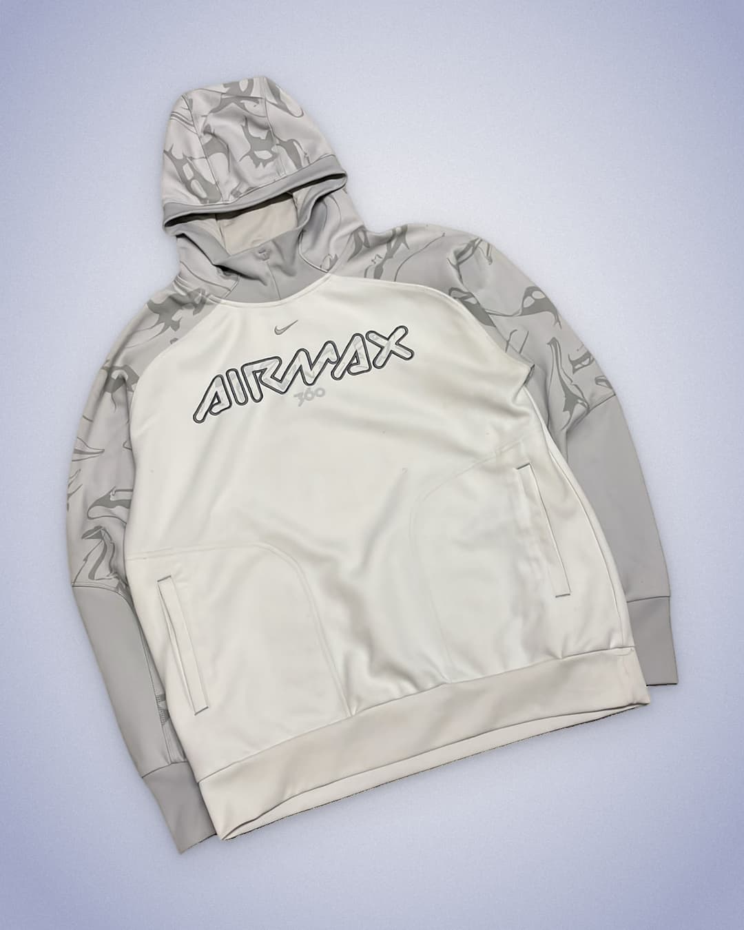 Nike Airmax 360 Hoodie White/Grey — 2