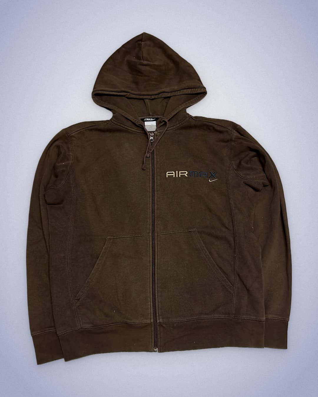 Nike Airmax Zip-Up Brown — 1