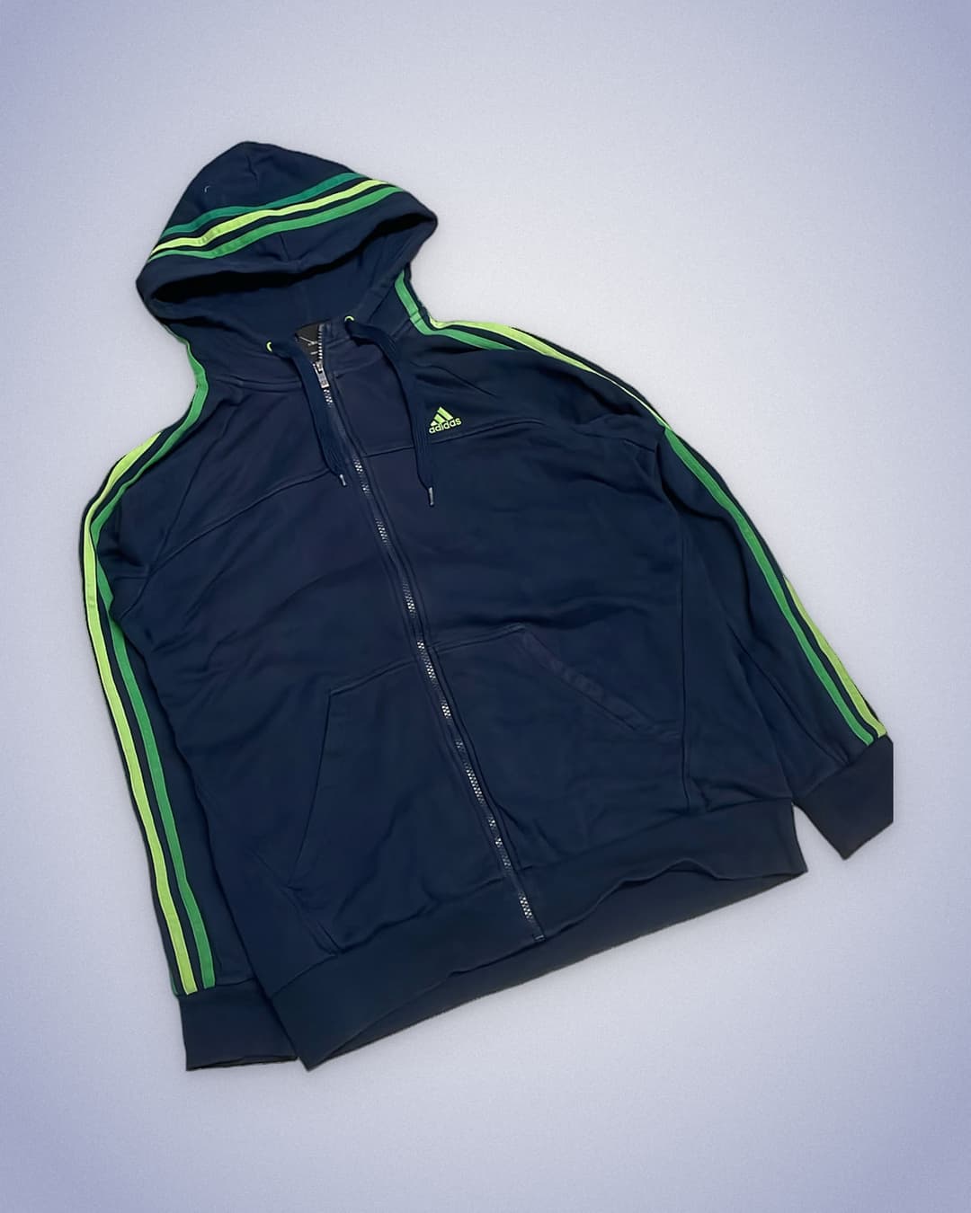 Adidas PE Zip-Up Navy/Green — 2