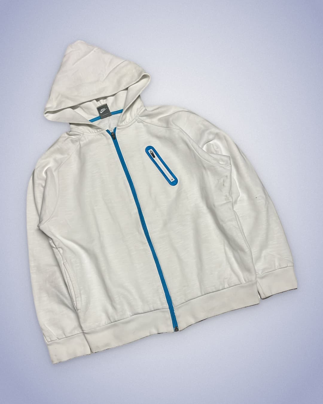 Nike Tn Zip-Up White/Blue — 1
