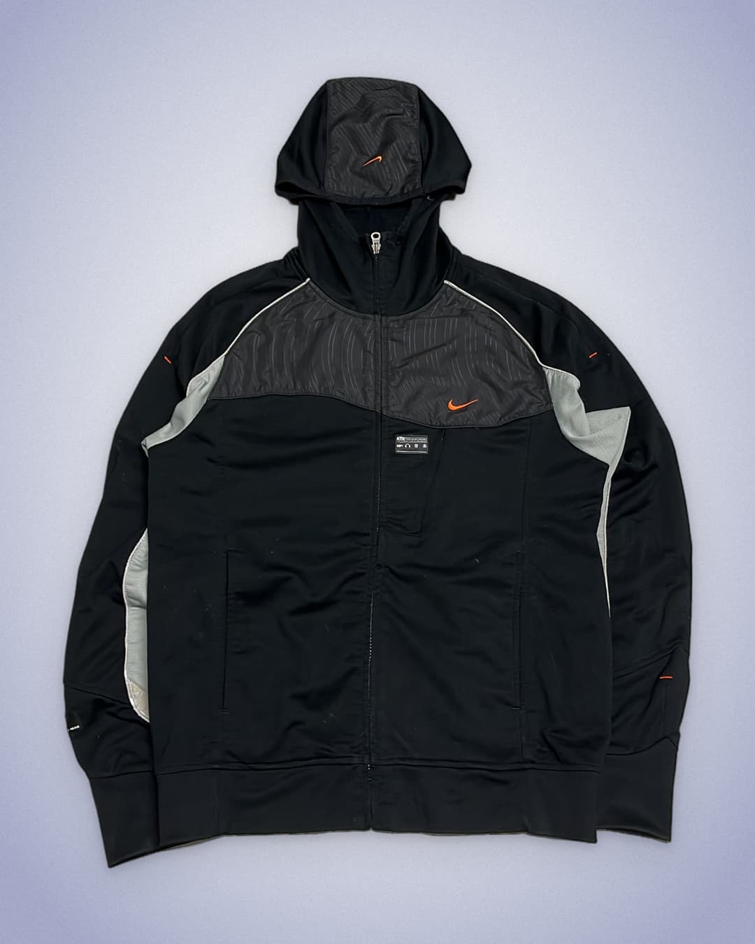 Nike Tn Zip-Up Black/Grey — 2