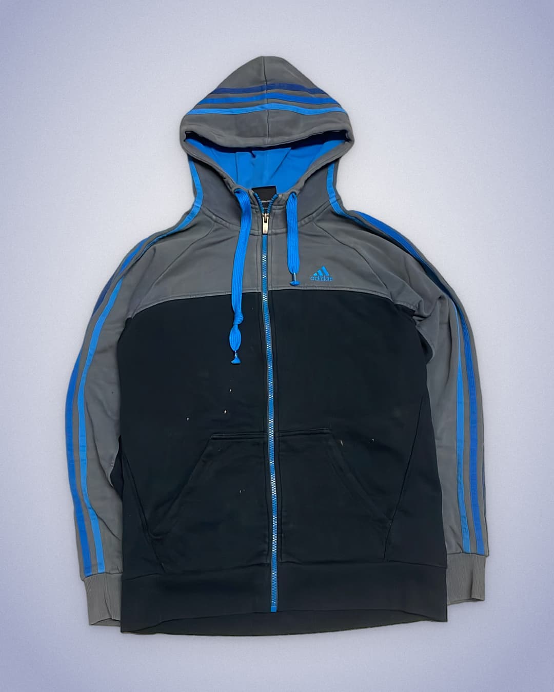 Adidas PE Zip-Up Black/Grey — 1