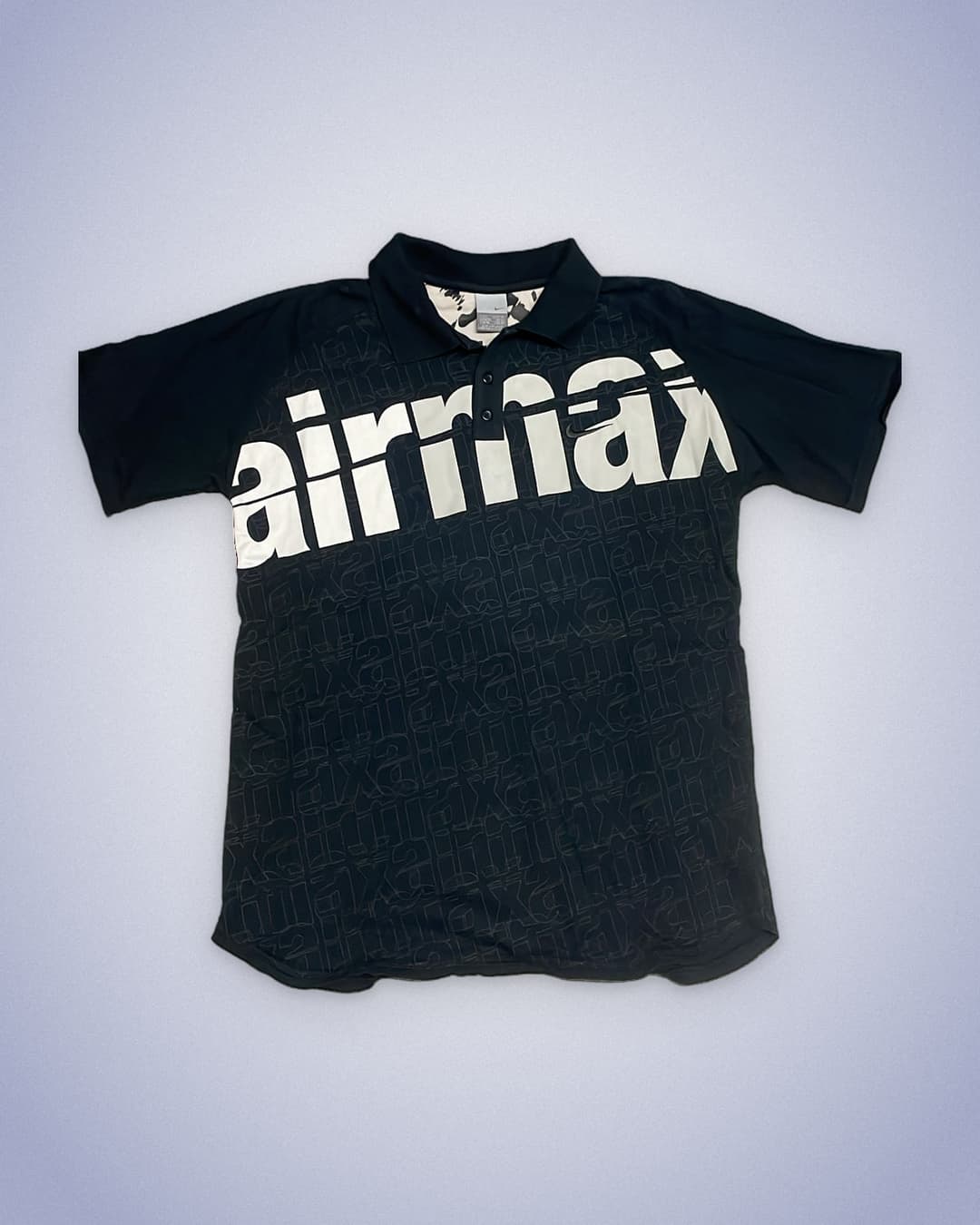 Nike Airmax Poloshirt Black — 1