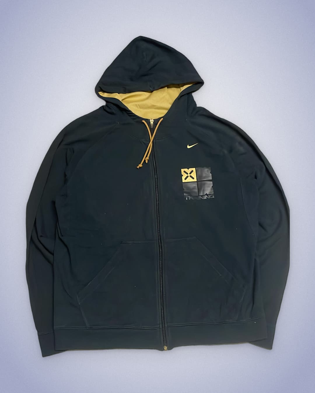 Nike Training Zip-Up Black/Gold — 1