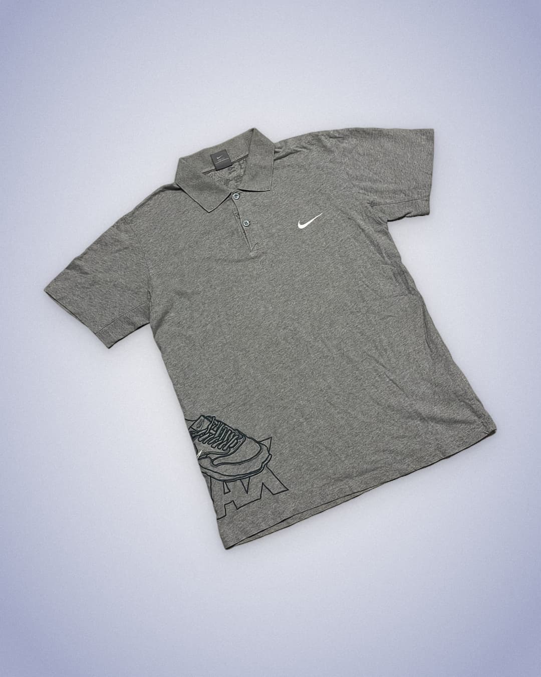 Nike Airmax 1987 Poloshirt Grey — 2