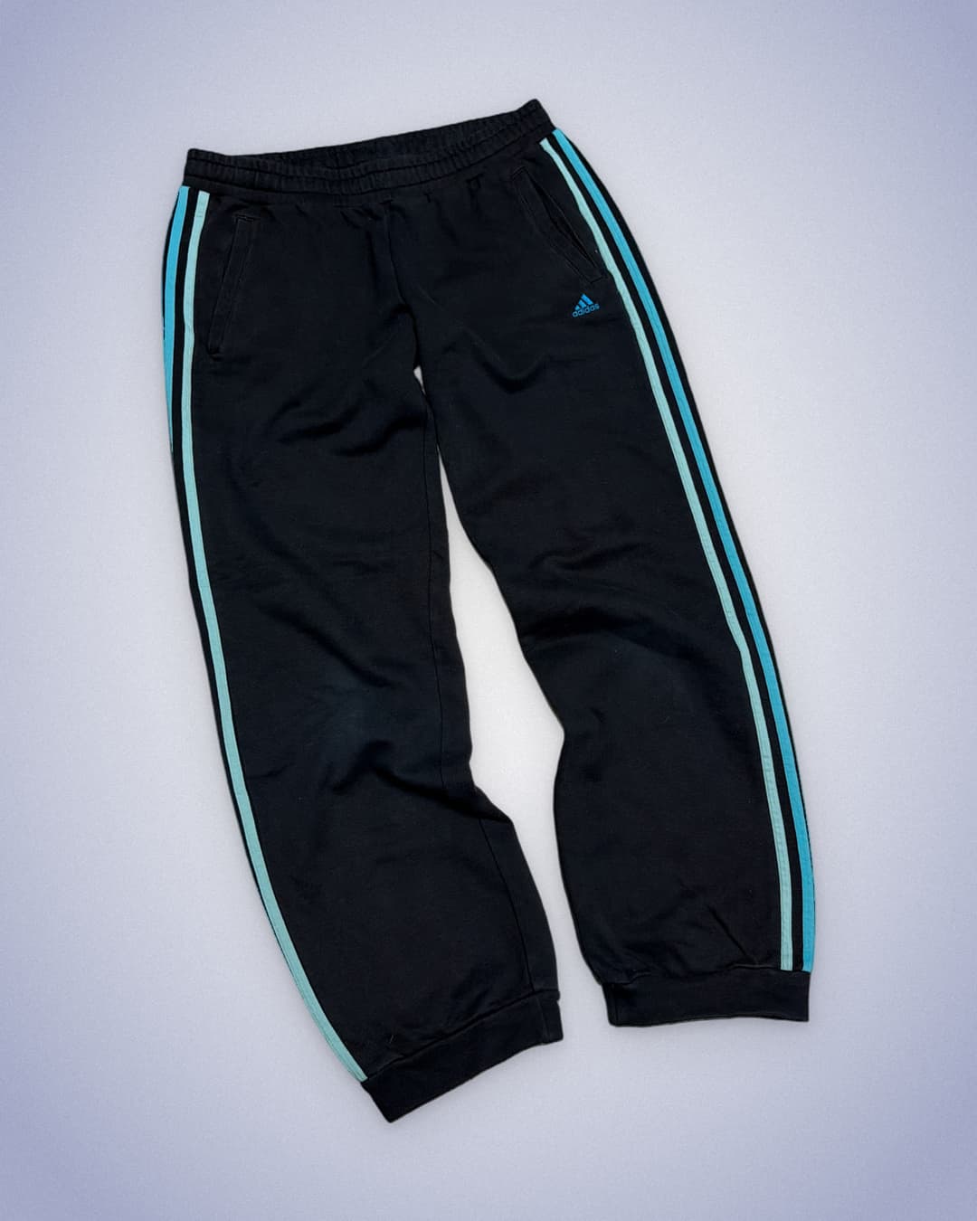 Adidas PE Jogger Black/Blue — 2