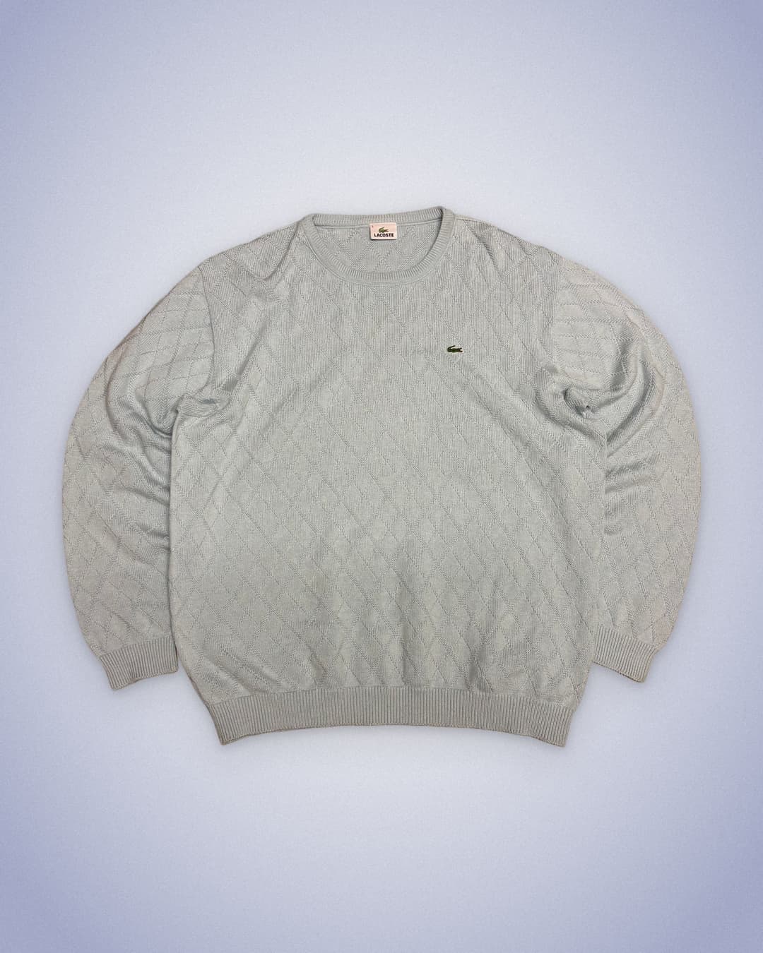 Lacoste Pattern Sweater Light Blue — 1