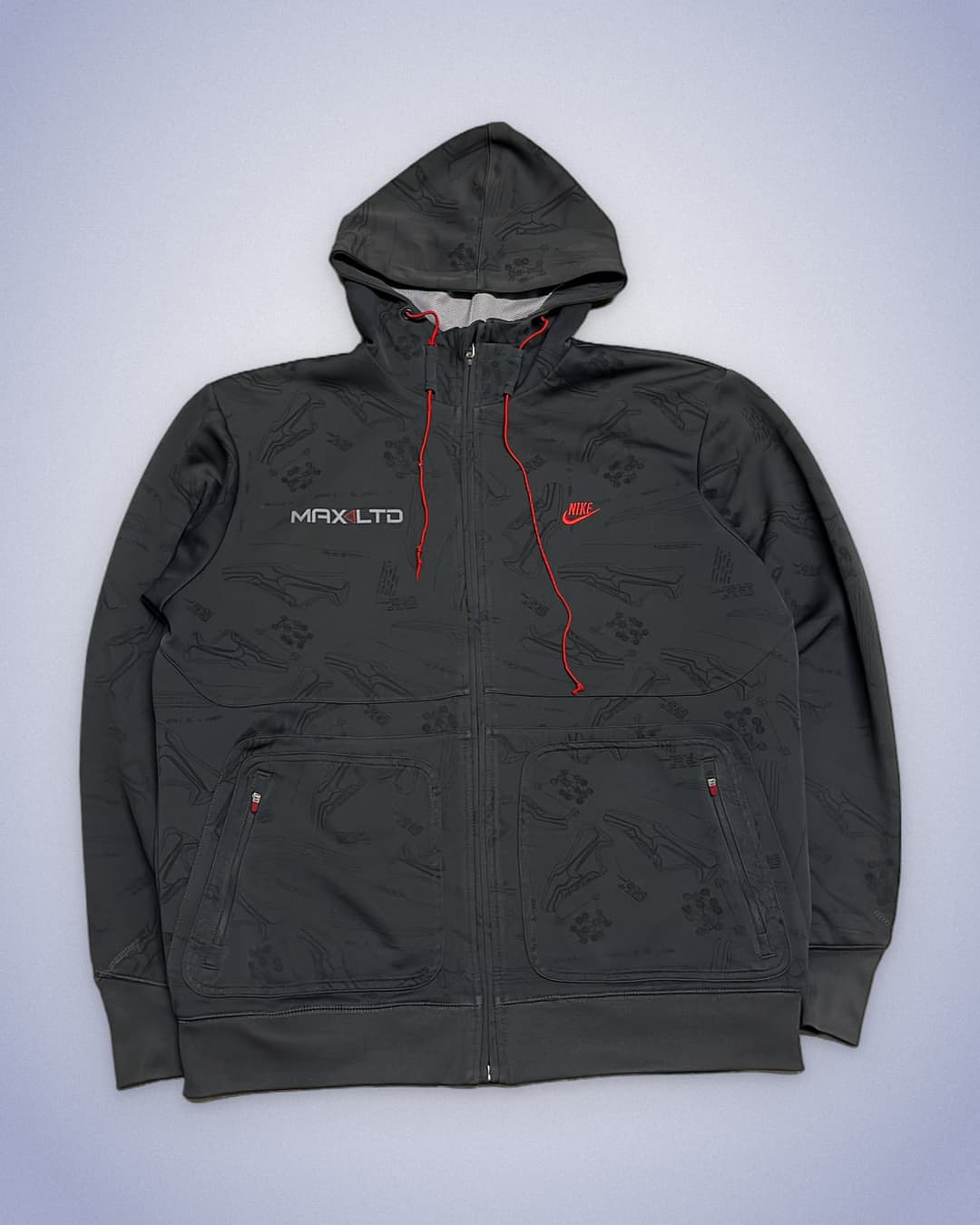 Nike Airmax LTD Zip-Up Black — 1