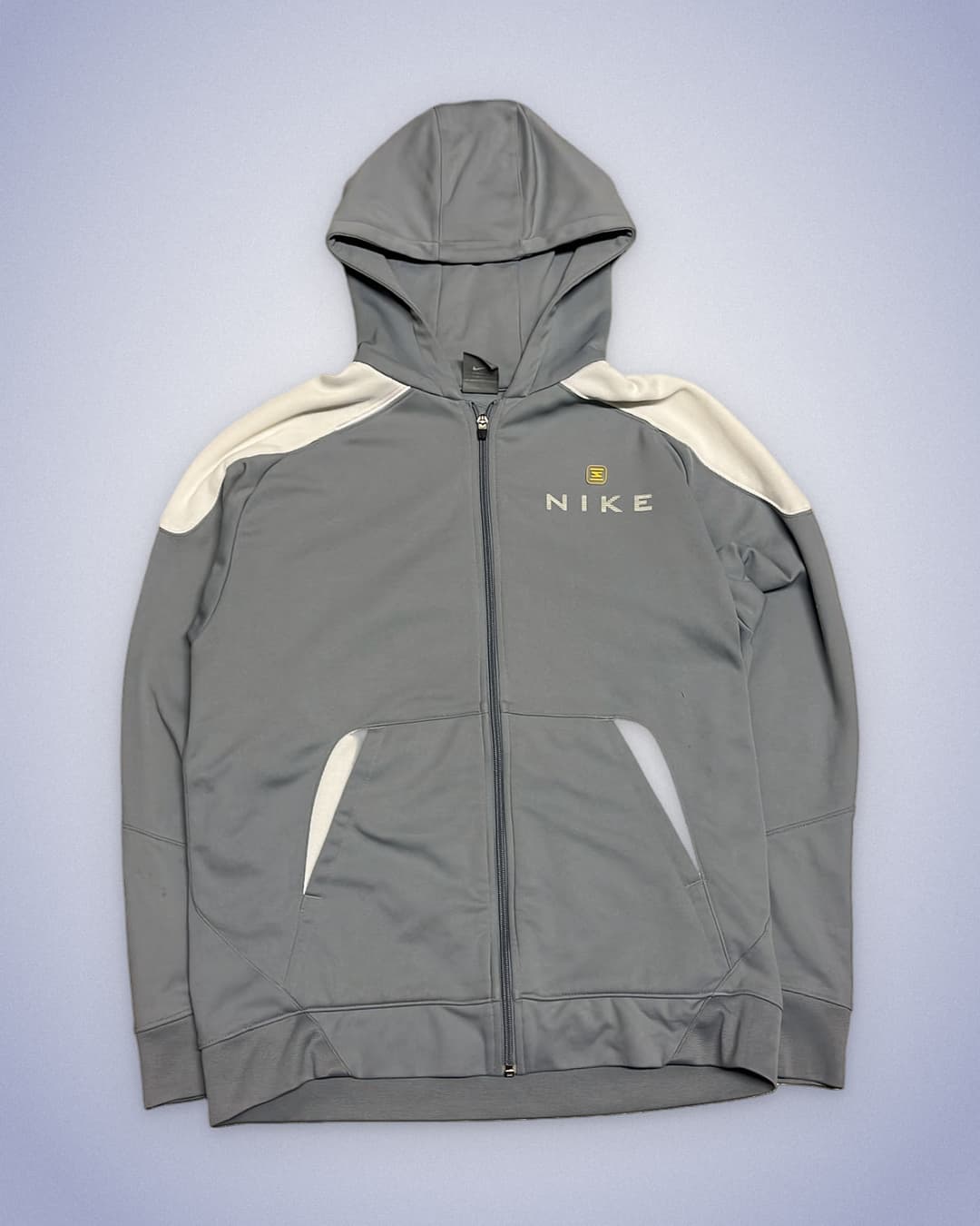 Nike Shox Zip-Up Grey/White — 1