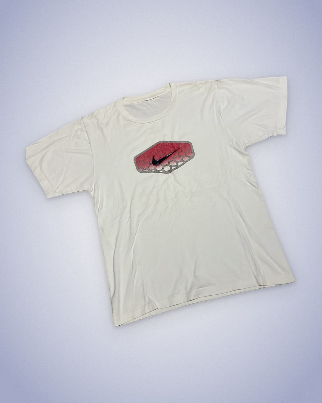 Nike Hex T-Shirt White/Red — 2