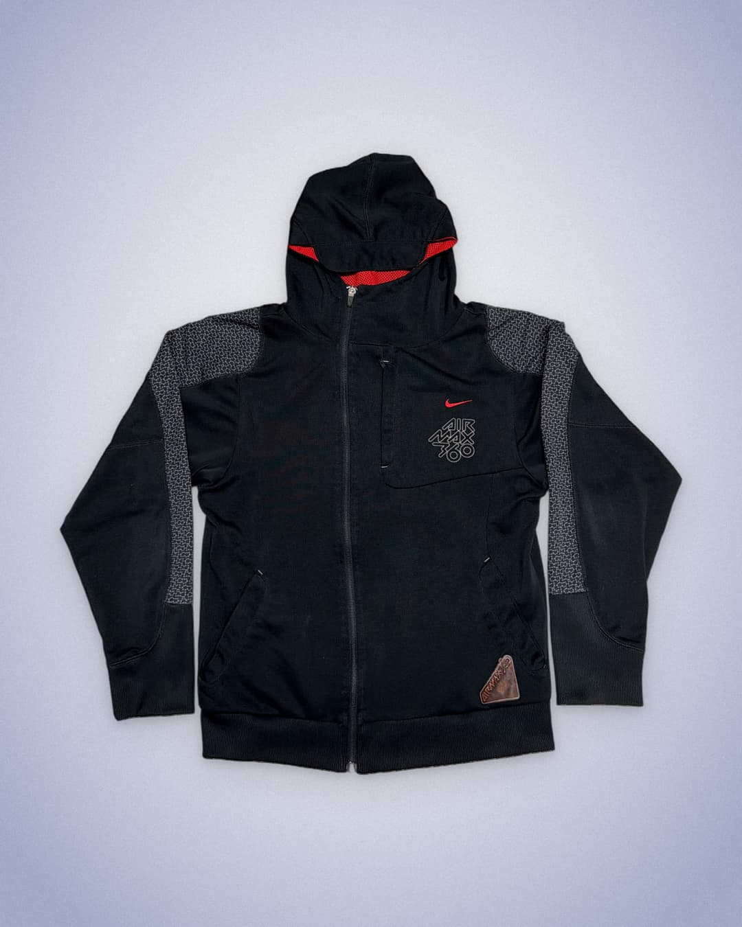 Nike Airmax 360 Zip-Up Black — 1