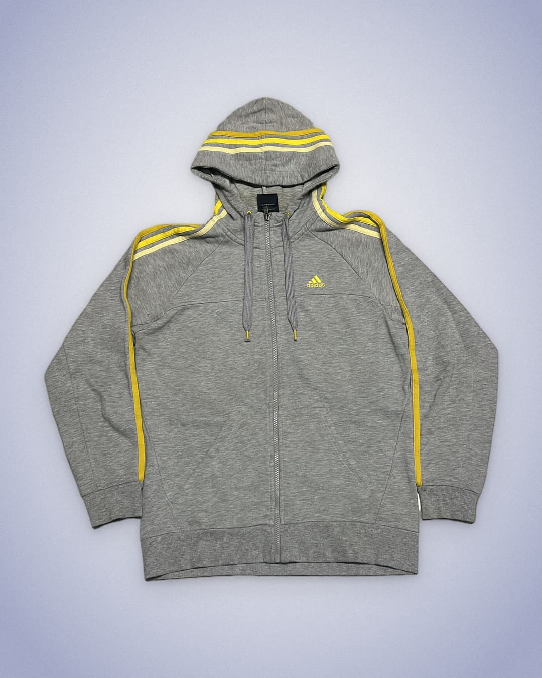Adidas PE Zip-Up Grey/Yellow — 1