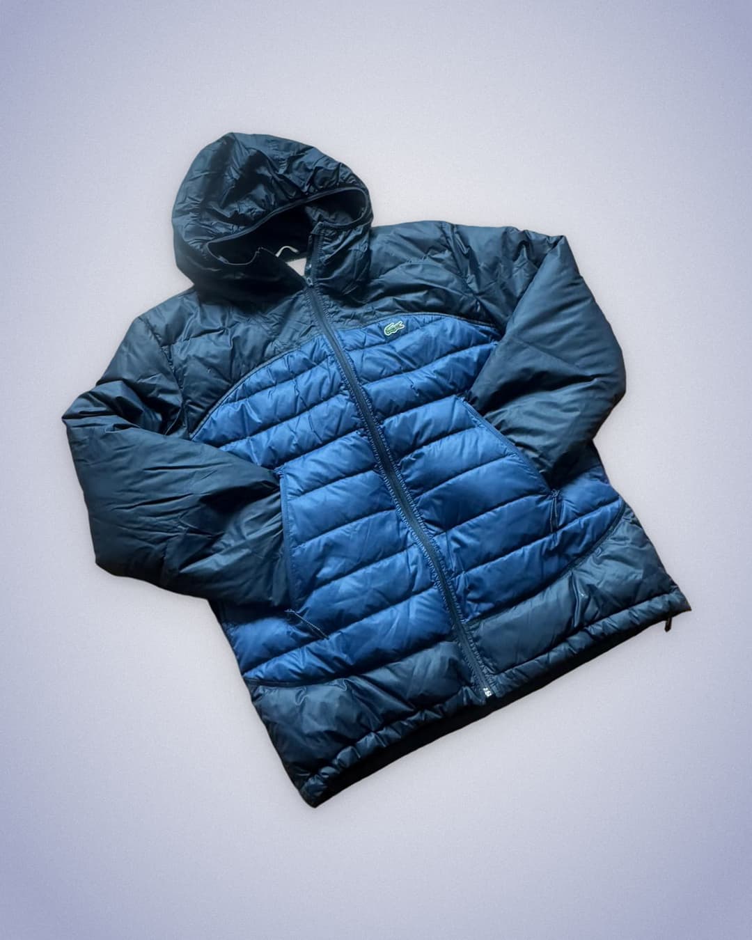 Lacoste Bicolor Puffer Navy — 1