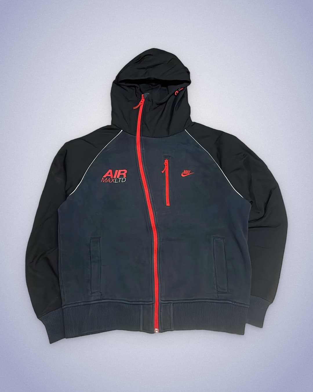 Nike Airmax LTD Zip-Up Black/Red — 1