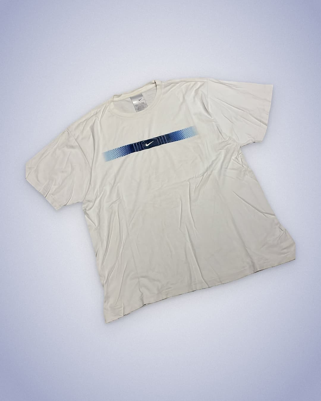Nike Hex T-Shirt White/Navy — 2
