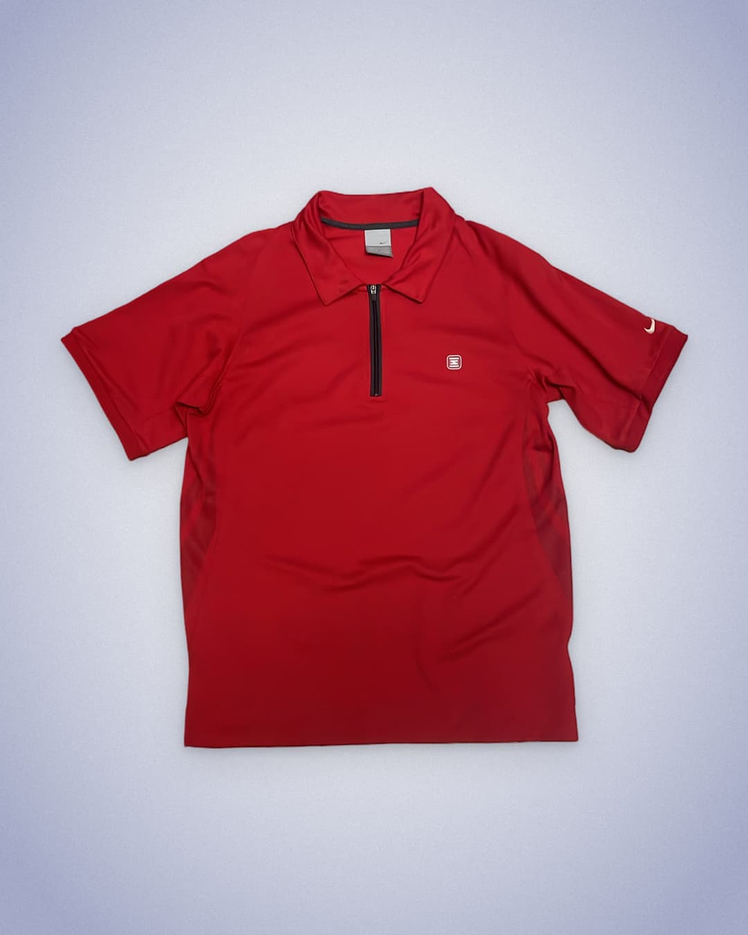 Nike Shox Poloshirt Red — 1