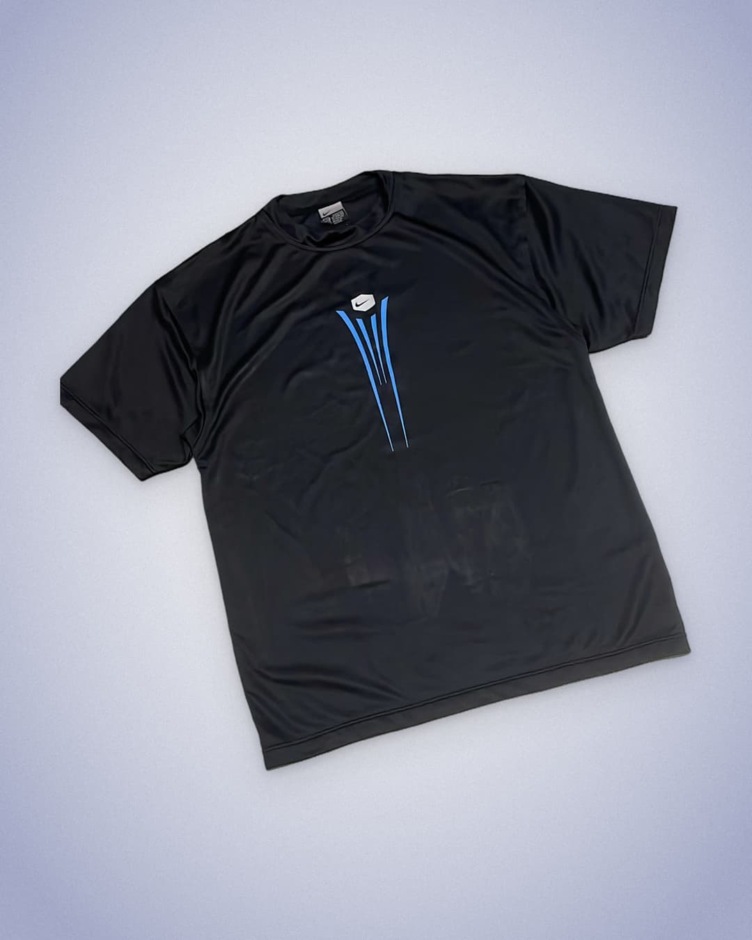 Nike Hex T-Shirt Black/Blue — 2