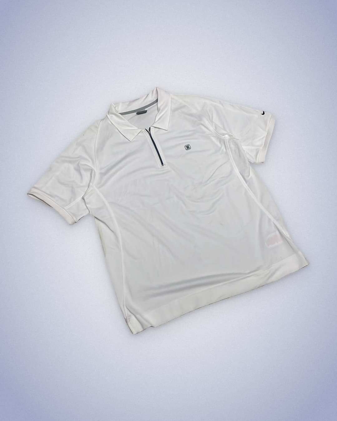 Nike Shox Poloshirt White — 2