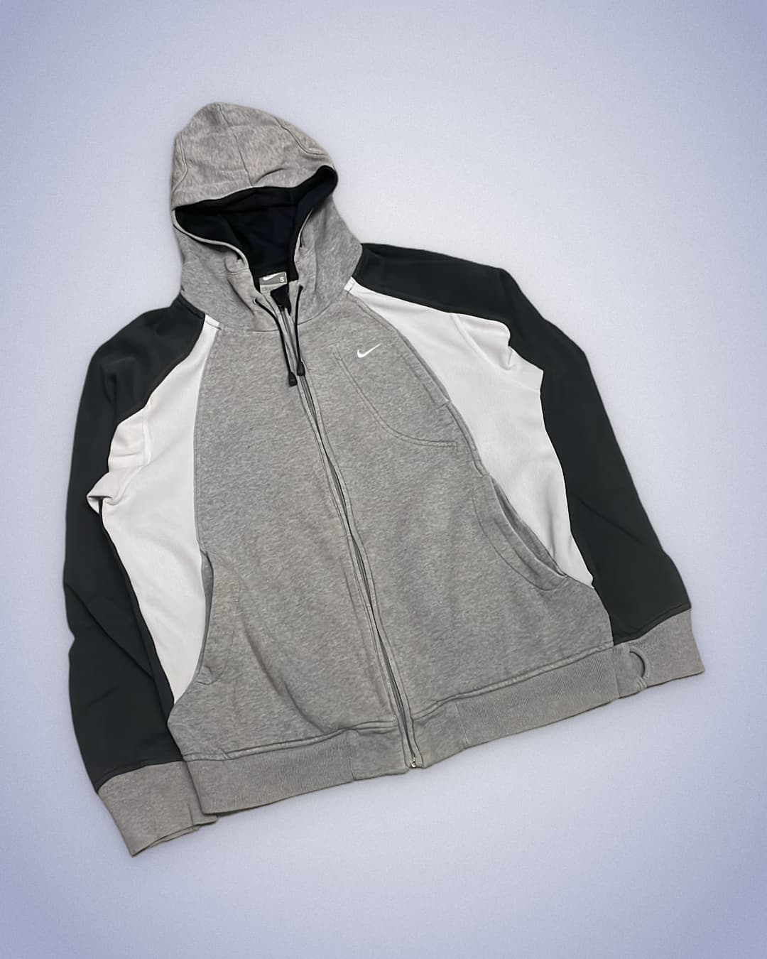 Nike Shox Zip-Up Grey/White — 2