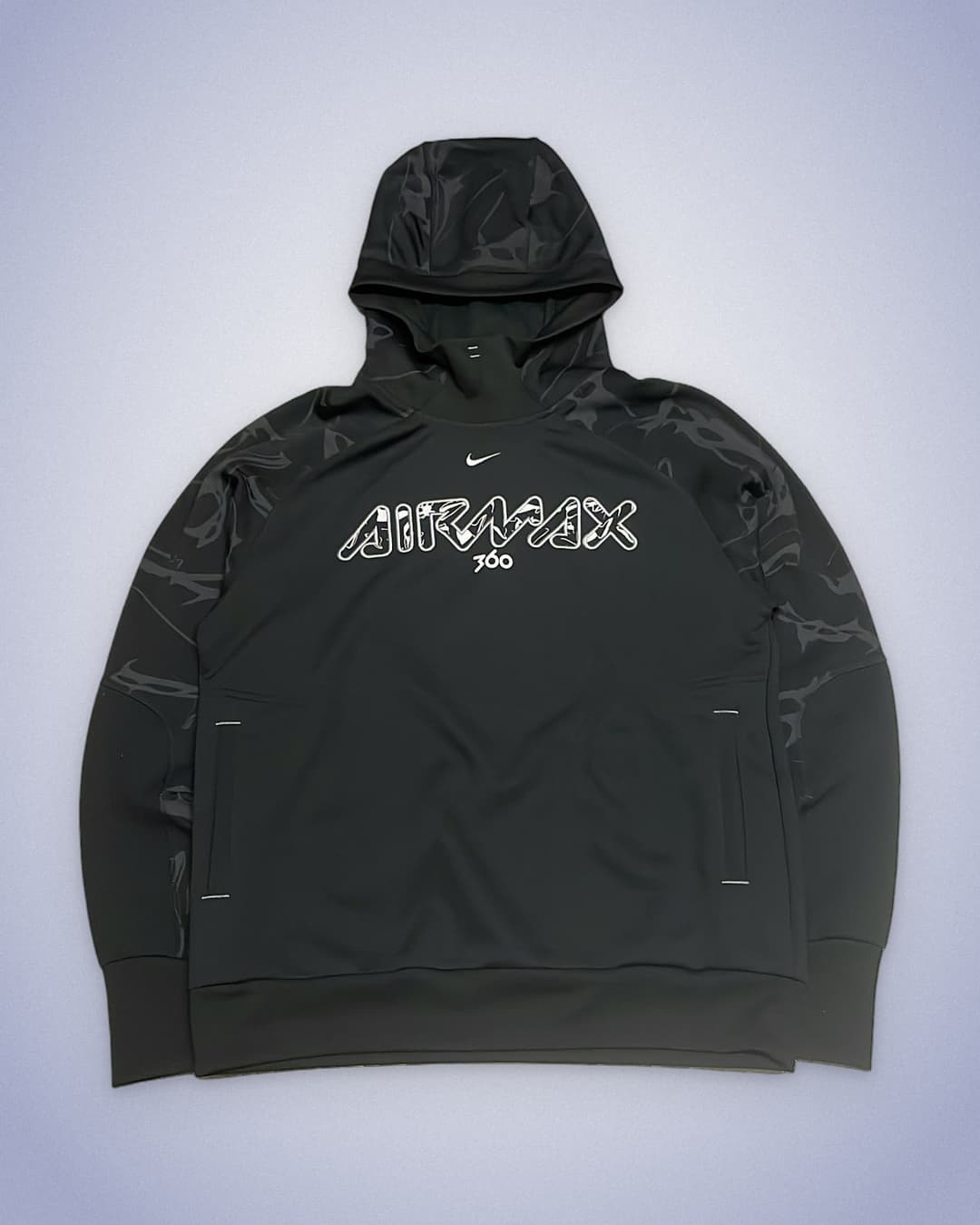 Nike Airmax 360 Hoodie Black/White — 1