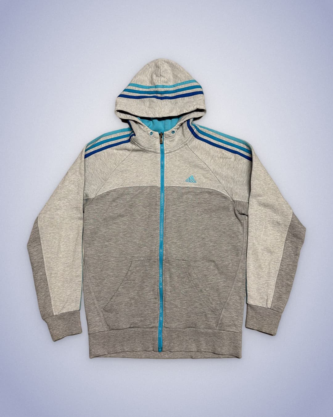 Adidas PE Zip up Grey/blue — 1